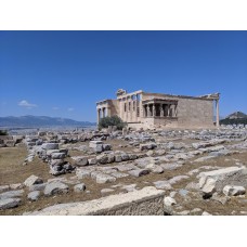 Erechtheion temple with Caryatids